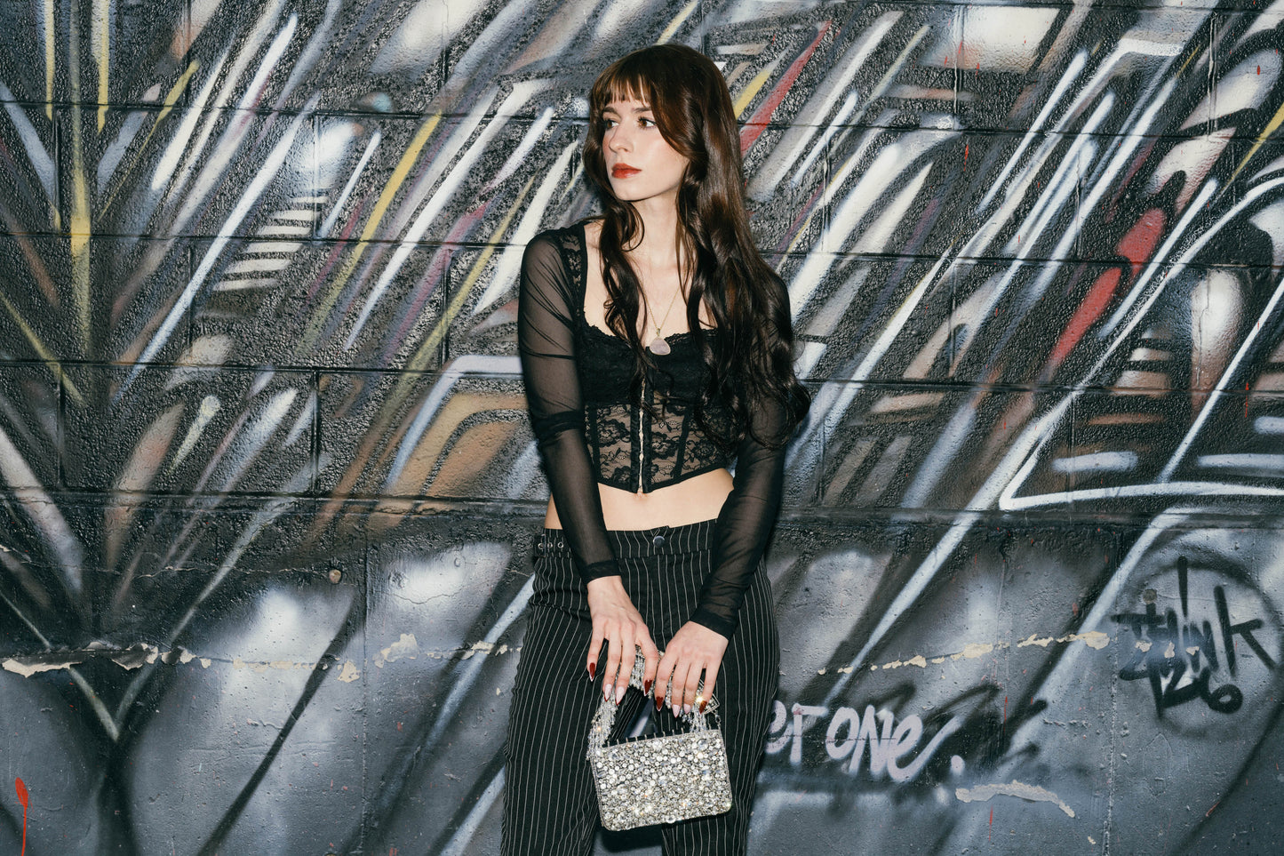 Vogue Velvet Sparkles Party Purse - by Merry Dove