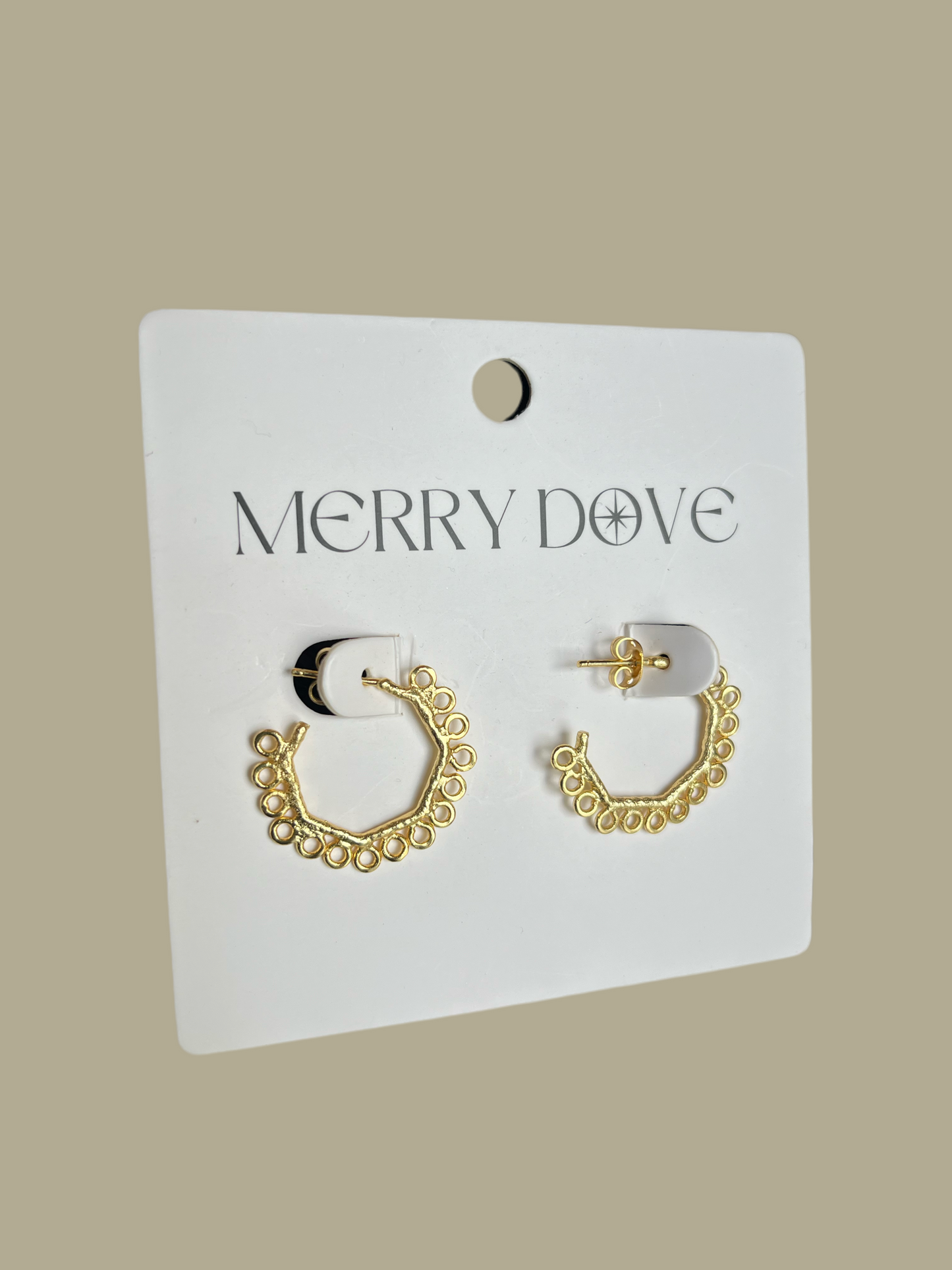 Petite Looped Hoop 18K Gold Plated Earrings