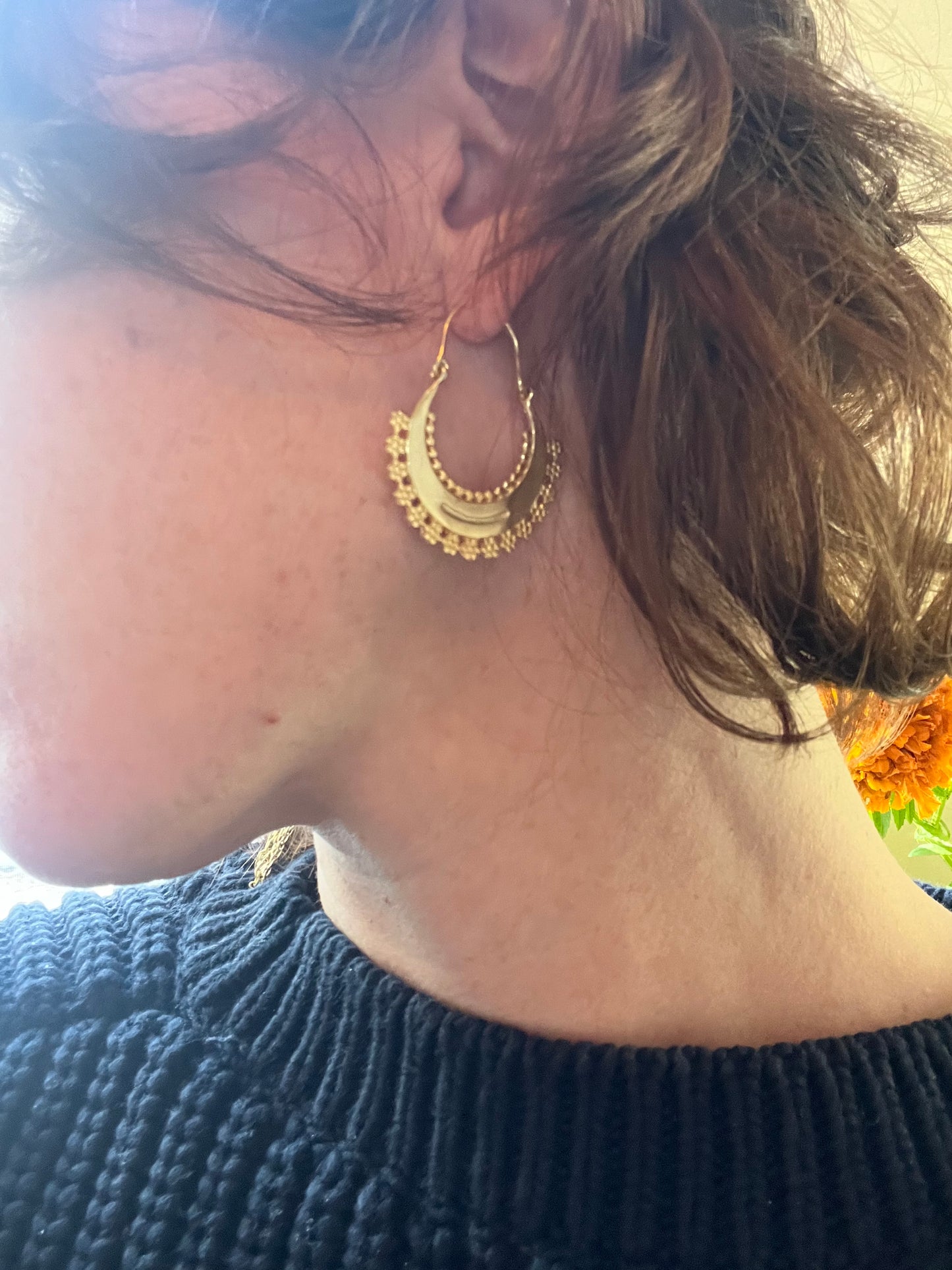 Golden Hoops 18K Gold Plated Earrings