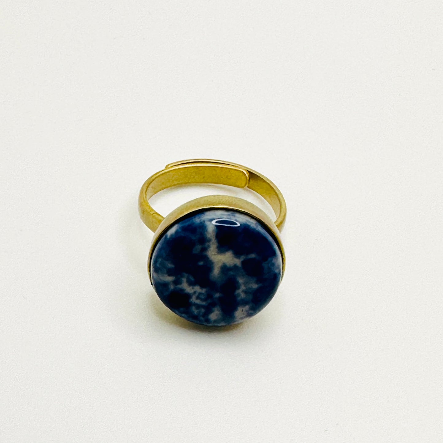 Handmade Ceramic Blue Ring