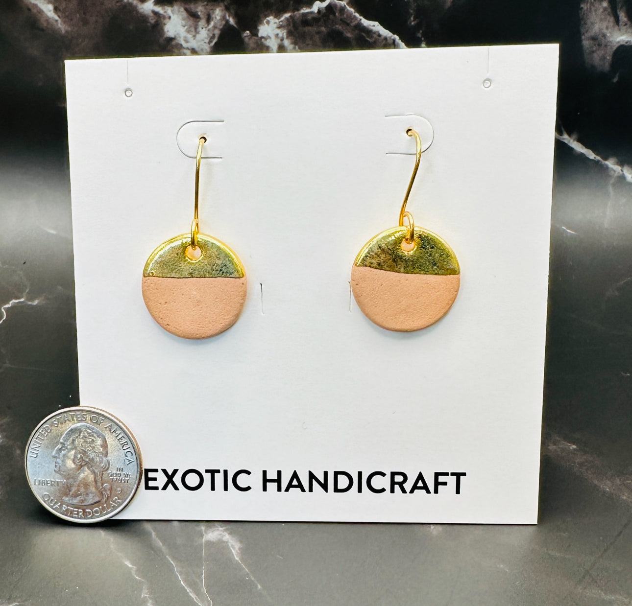 Horizon Embrace - Sunset Sea Dangle Earrings