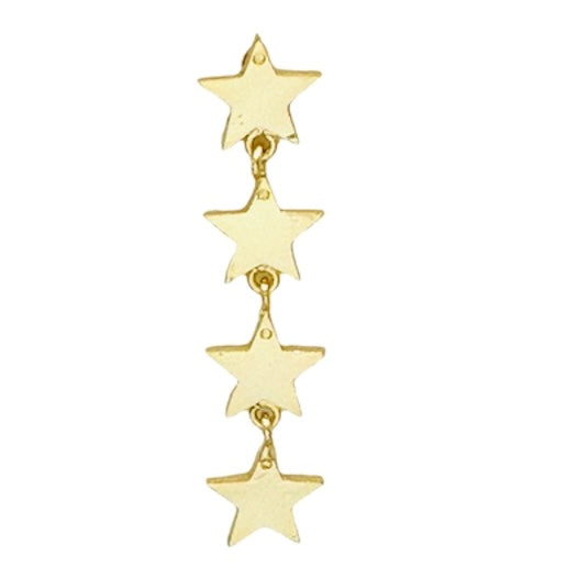 Orion Stars 18K Gold Plated Dangle Earrings
