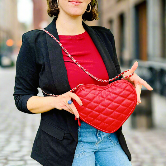 Love Dove Heart Sling Bag