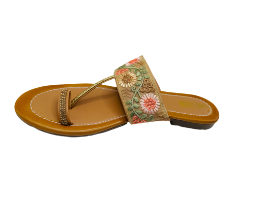 Flower Vine Toe Sandal