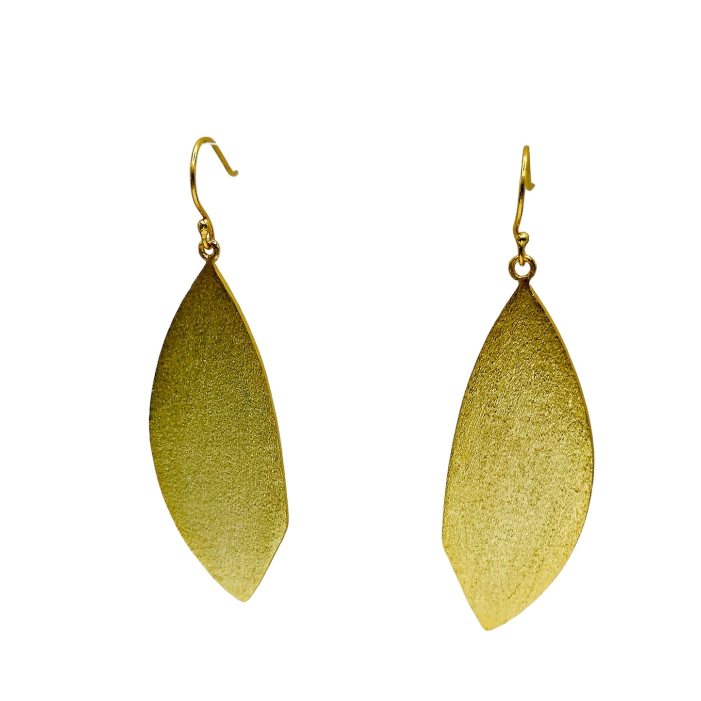 Love Leaves 18K Gold Plated Dangle Earrings