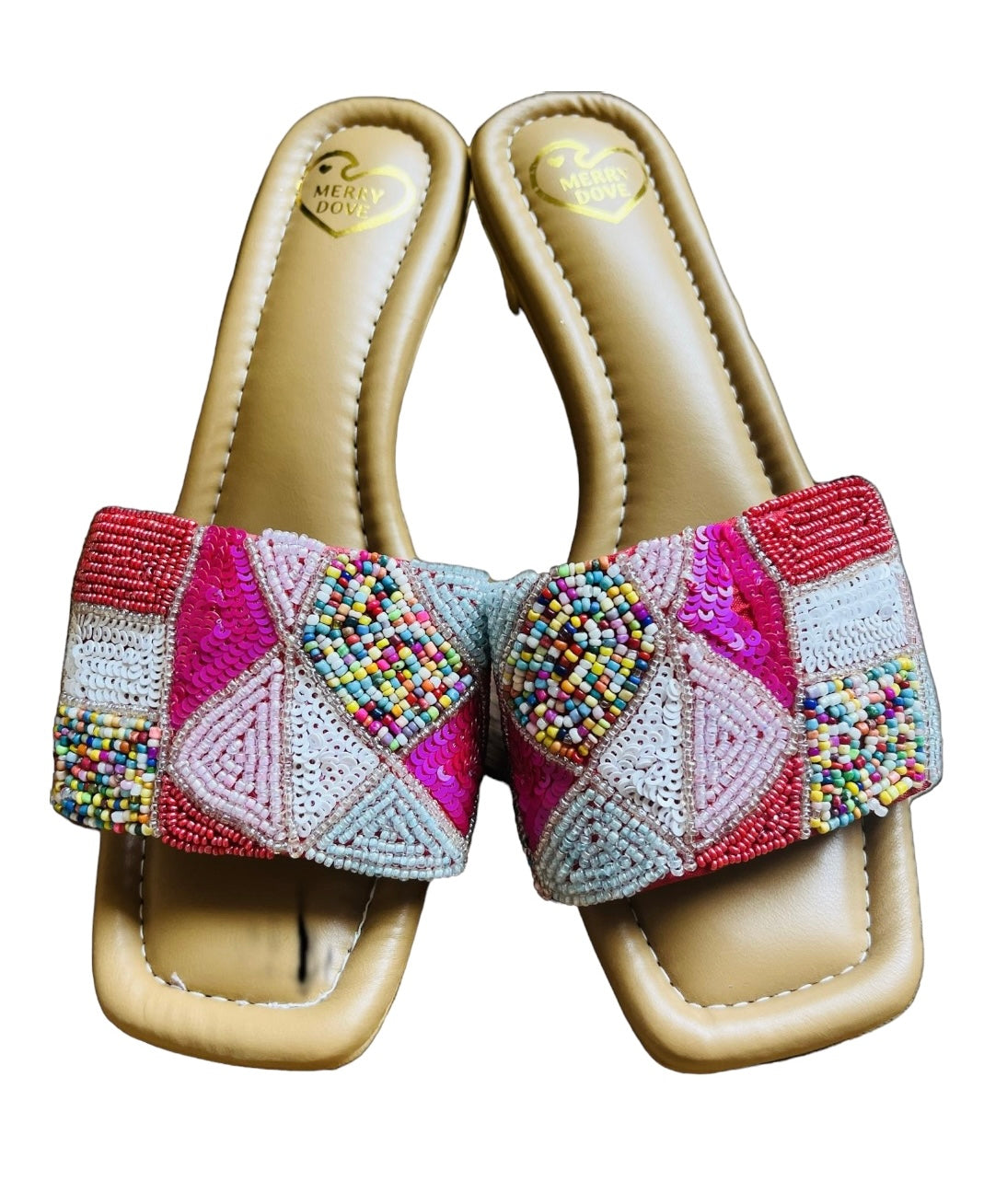 Barbie Pink Abstract Heel Sandal