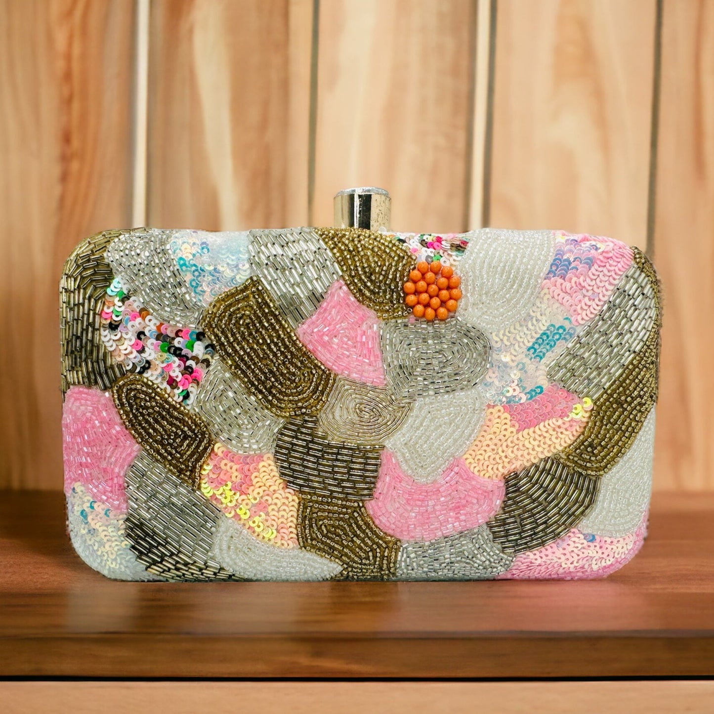 Abstract Art Party Handbag Clutch Purse by Merry Dove