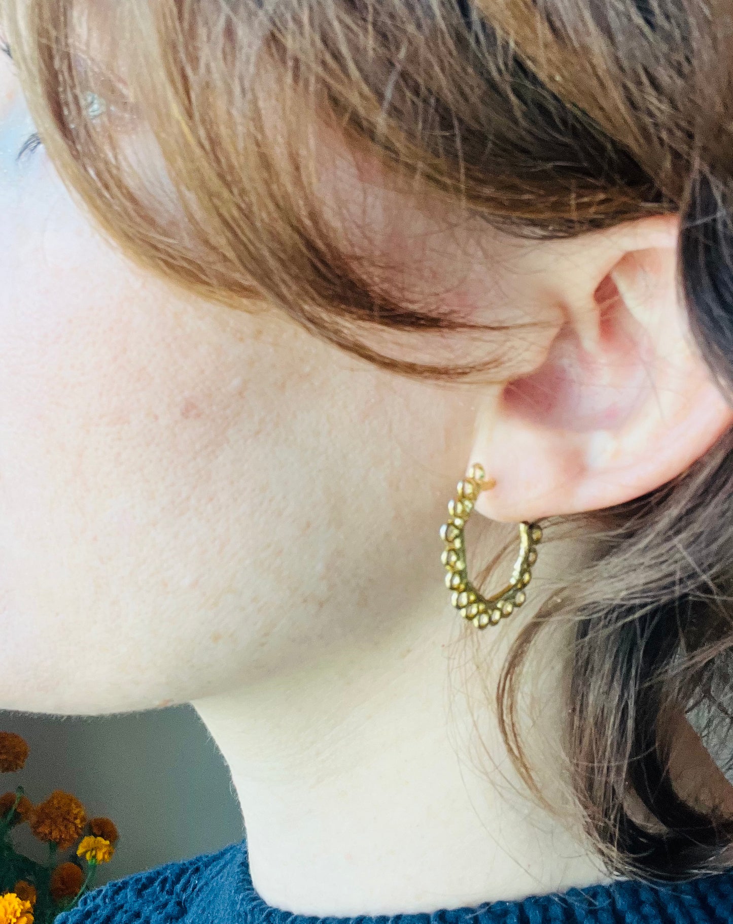 Petite Looped Hoop 18K Gold Plated Earrings