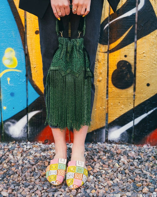 City Swinging Chandelier Purse by Merry Dove