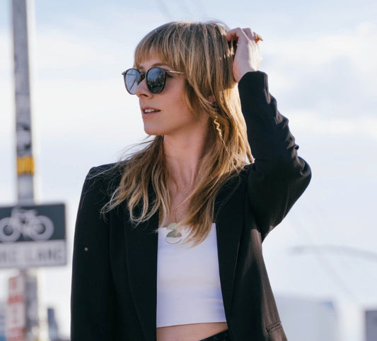 Snake Charm 18K Gold Plated Dangle Earrings