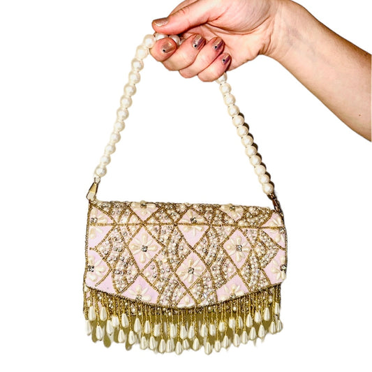 Sparkle Pearl Party Clutch Purse by Merry Dove