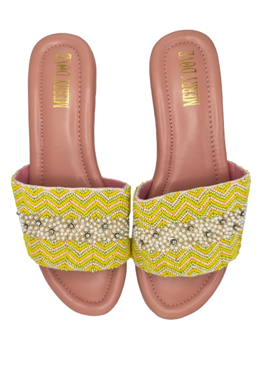 Lemon Summer Party Platform Sandal