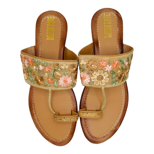 Flower Power Neutral Toe Sandal