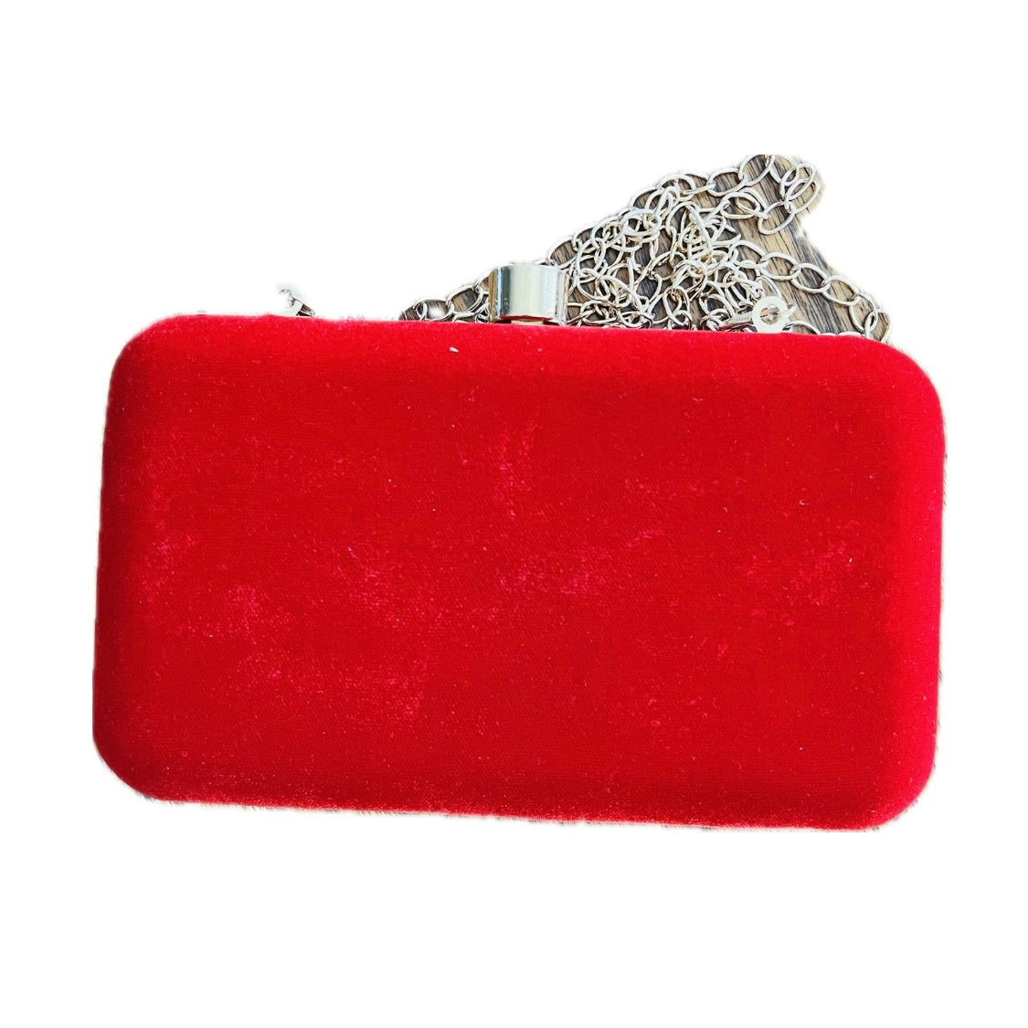 Classic Velvet Leaf Handbag Clutch Purse by Merry Dove